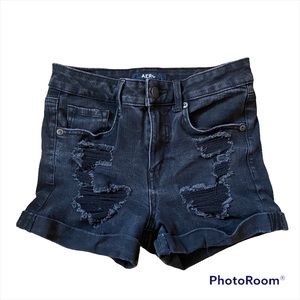 Aeropostale black high rise shorts size 8